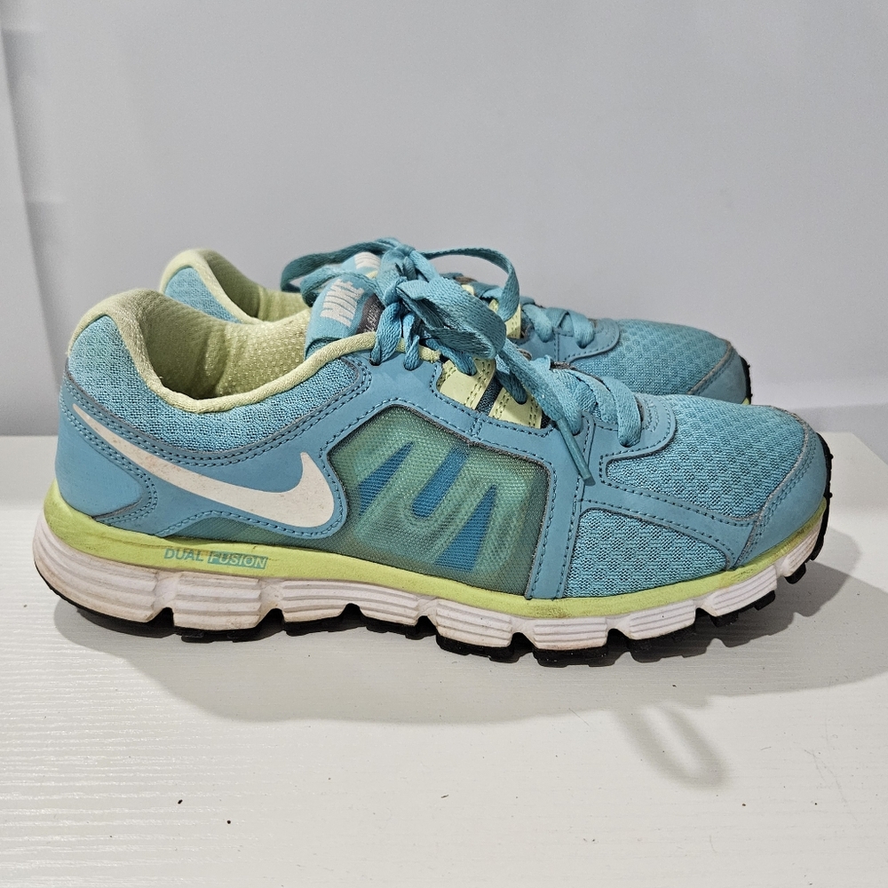 📌3for$10 Nike Women's Dual Fusion ST2 Running Cross Training Blue Shoes Size 8